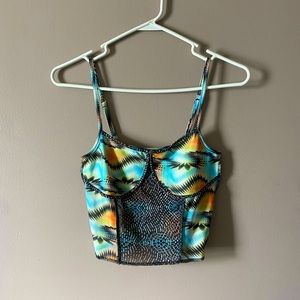 Forever 21 trippy crop top